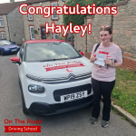 Hayley driving test pass