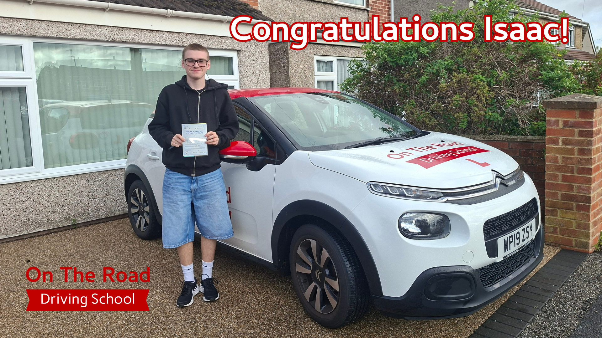 Successful driving test pass