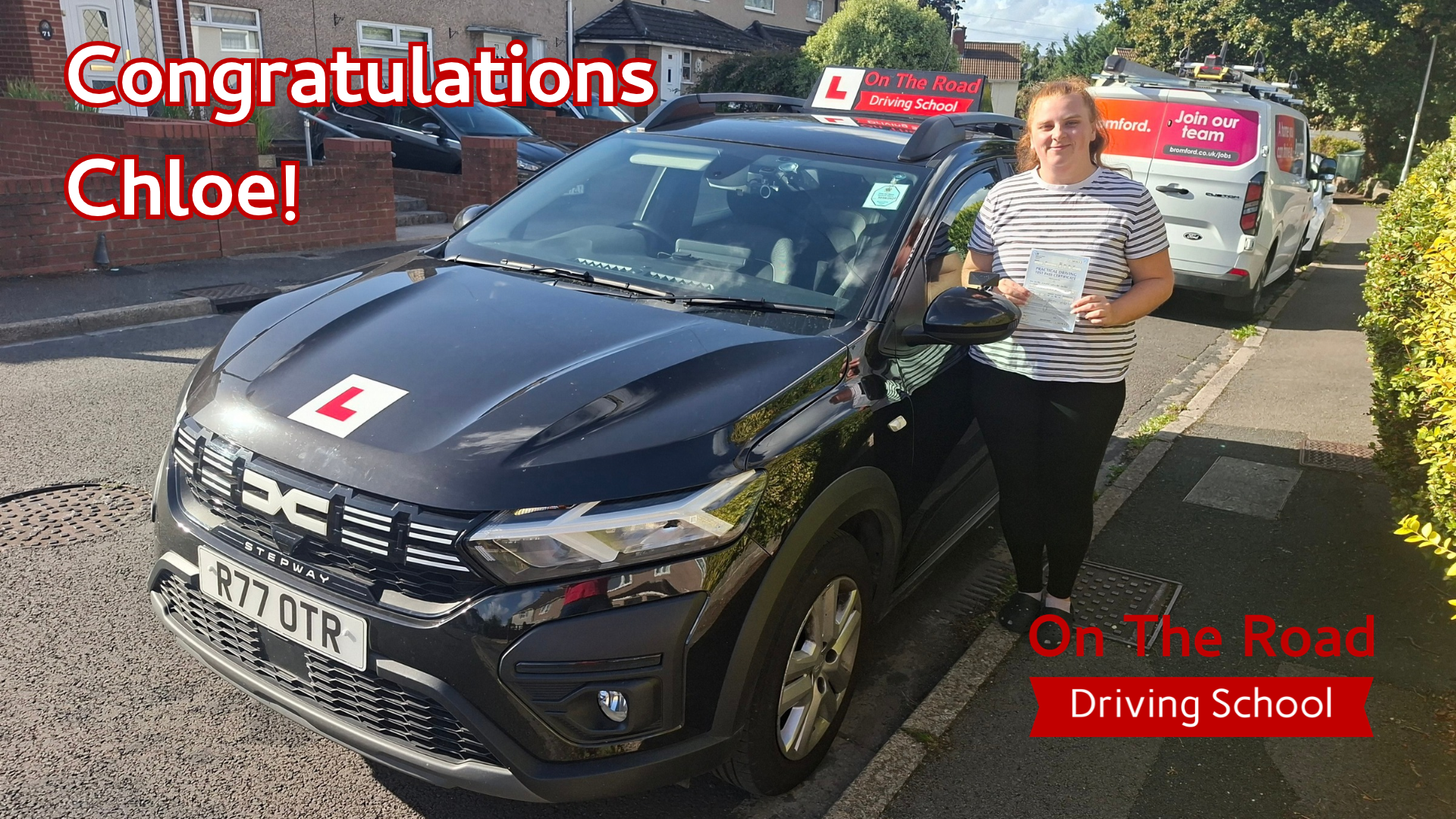 Chloe Jones test pass